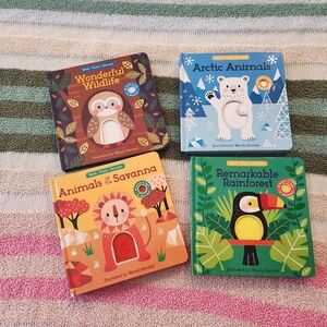 Usborne Paper Pie Lot Of Children's Animal Biomes Science Sensory Book Books Set